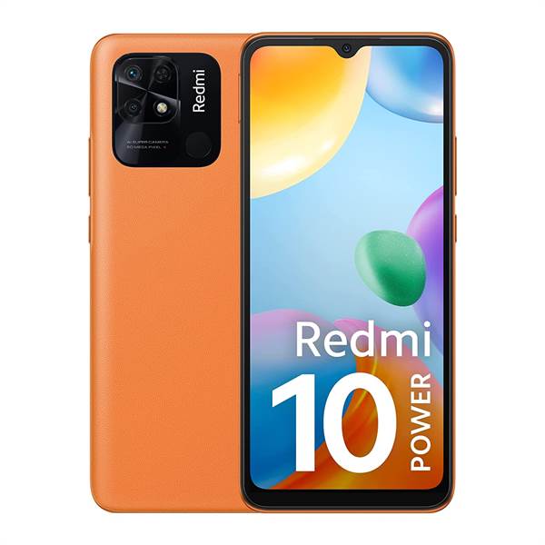 Redmi 10 Power (Sporty Orange, 8GB RAM, 128GB Storage)
